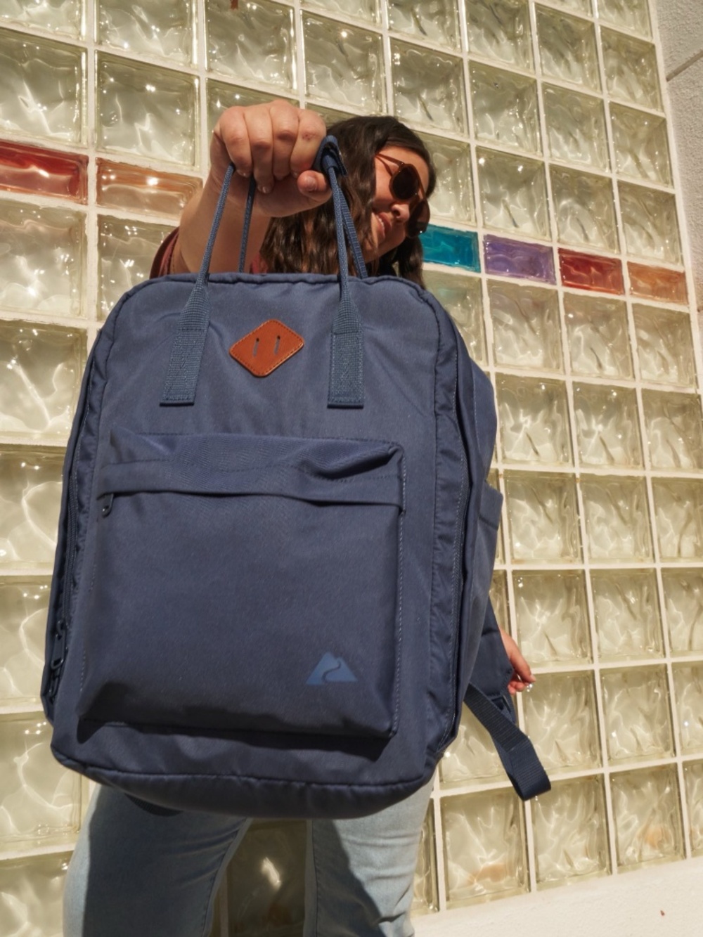NWT Ozark Trail Asheville Dual Carry 22L Backpack Blue Indigo Tote Bag Normcore